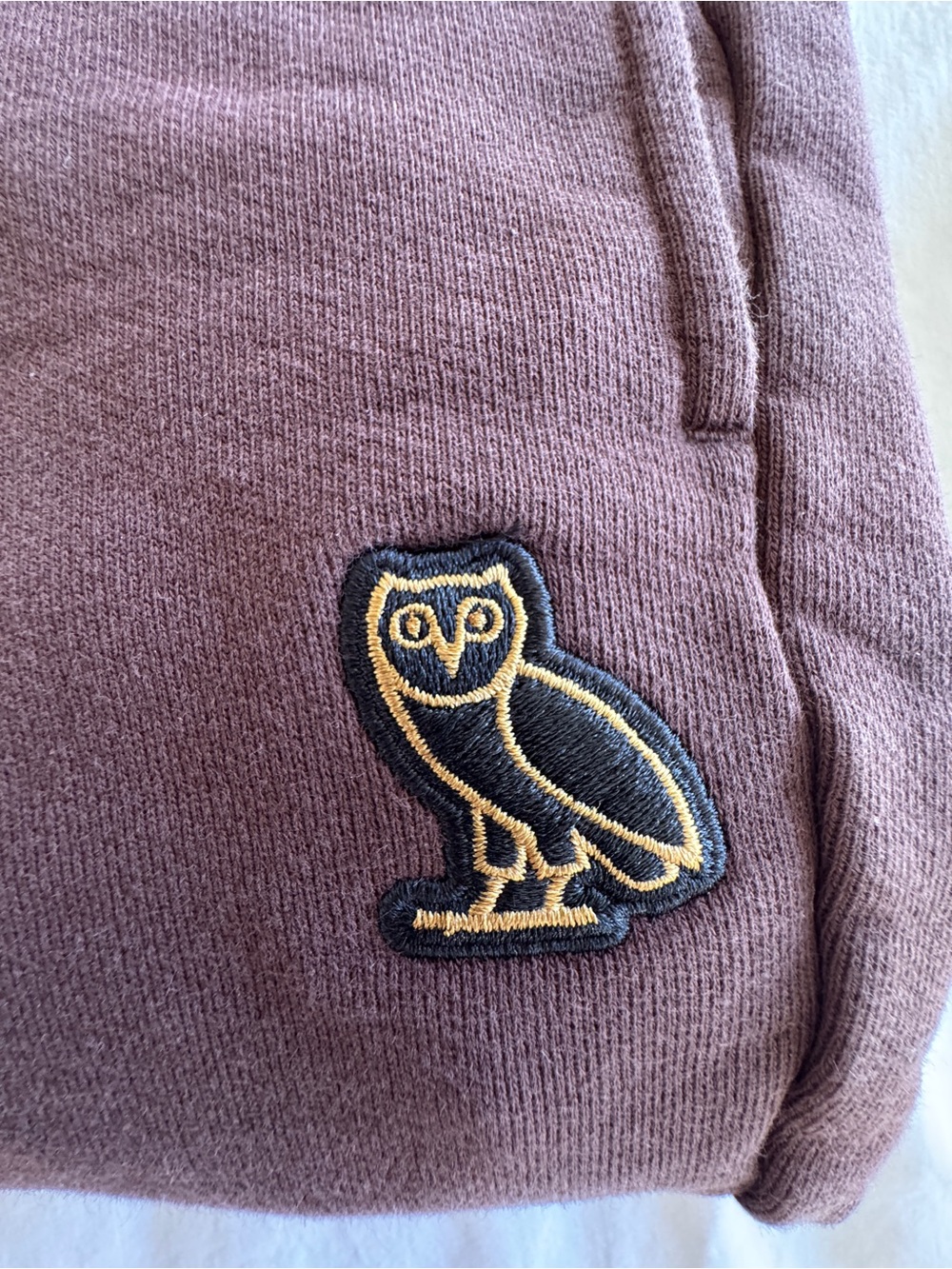 🦉 OVO chocolate brown joggers - size M